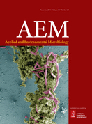 Cover of Applied and Environmental Microbiology, featuring study using the protocol.