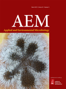 Cover of Applied and Environmental Microbiology, featuring study using the protocol.
