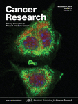Cover of Cancer Research, featuring study using the protocol.