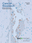 Cover of Cancer Research, featuring study using the protocol.