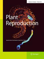 Cover of Plant Reproduction, featuring study using the protocol.