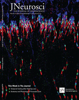 Cover of The Journal of Neuroscience, featuring study using the protocol.