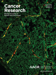 Cover of Cancer Research, featuring study using the protocol.
