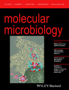 Cover of Molecular Microbiology, featuring study using the protocol.
