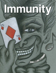 Cover of Immunity, featuring study using the protocol.