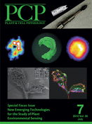 Cover of Plant & Cell Physiology, featuring study using the protocol.