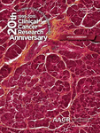 Cover of Clinical Cancer Research, featuring study using the protocol.