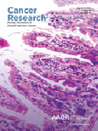 Cover of Cancer Research, featuring study using the protocol.