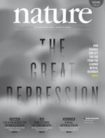 Cover of Nature, featuring study using the protocol.