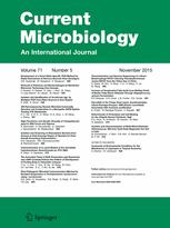 Cover of Current Microbiology, featuring study using the protocol.