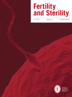 Cover of Fertility and Sterility, featuring study using the protocol.