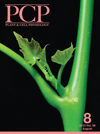 Cover of Plant & Cell Physiology, featuring study using the protocol.
