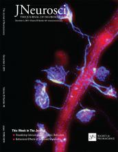Cover of The Journal of Neuroscience, featuring study using the protocol.