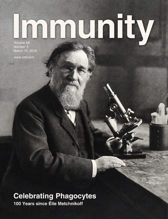 Cover of Immunity, featuring study using the protocol.
