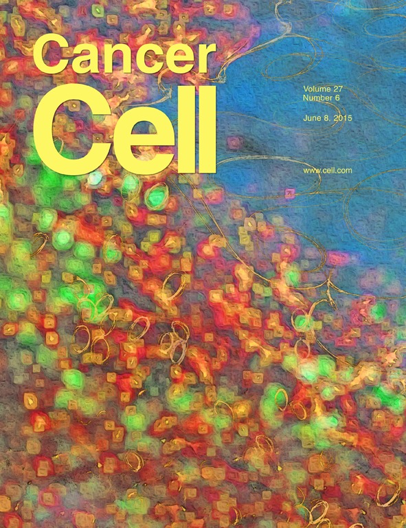 Cover of Cancer Cell, featuring study using the protocol.
