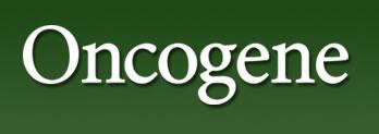 Cover of Oncogene, featuring study using the protocol.