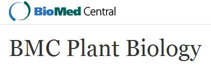 Cover of BMC Plant Biology, featuring study using the protocol.