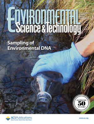 Cover of Environmental Science & Technology, featuring study using the protocol.