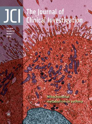 Cover of The Journal of Clinical Investigation, featuring study using the protocol.