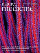 Cover of Nature Medicine, featuring study using the protocol.