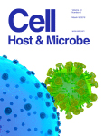 Cover of Cell Host & Microbe, featuring study using the protocol.