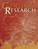 Cover of Genome Research, featuring study using the protocol.