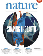 Cover of Nature, featuring study using the protocol.