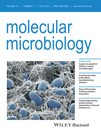 Cover of Molecular Microbiology, featuring study using the protocol.