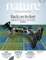 Cover of Nature, featuring study using the protocol.