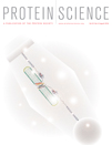Cover of Protein Science, featuring study using the protocol.