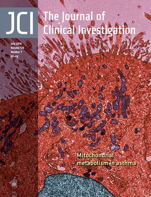 Cover of The Journal of Clinical Investigation, featuring study using the protocol.