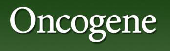 Cover of Oncogene, featuring study using the protocol.