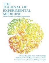 Cover of The Journal of Experimental Medicine, featuring study using the protocol.