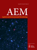 Cover of Applied and Environmental Microbiology, featuring study using the protocol.