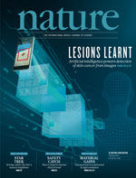 Cover of Nature, featuring study using the protocol.