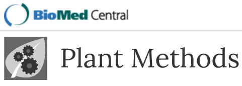 Cover of Plant Methods, featuring study using the protocol.