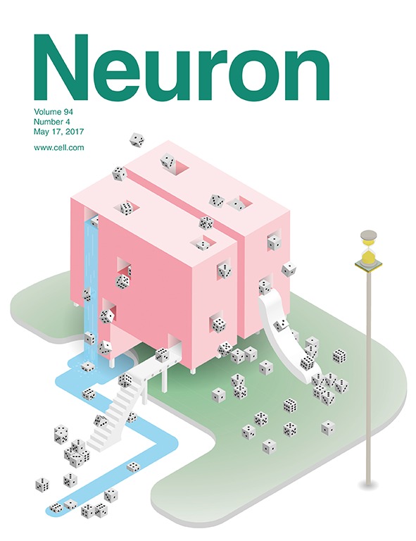 Cover of Neuron, featuring study using the protocol.
