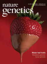 Cover of Nature Genetics, featuring study using the protocol.