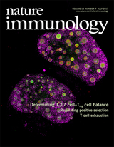 Cover of Nature Immunology, featuring study using the protocol.