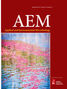 Cover of Applied and Environmental Microbiology, featuring study using the protocol.