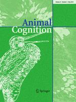 Cover of Animal Cognition, featuring study using the protocol.