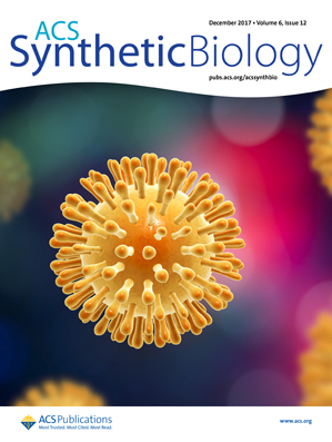 Cover of ACS Synthetic Biology, featuring study using the protocol.