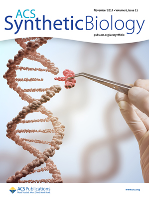 Cover of ACS Synthetic Biology, featuring study using the protocol.