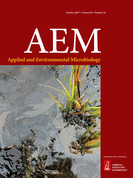 Cover of Applied and Environmental Microbiology, featuring study using the protocol.