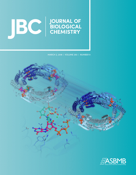Cover of The Journal of Biological Chemistry, featuring study using the protocol.