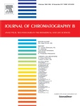 Cover of Journal of Chromatography B, featuring study using the protocol.