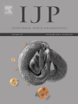 Cover of International Journal for Parasitology, featuring study using the protocol.