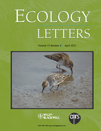 Cover of Ecology Letters, featuring study using the protocol.