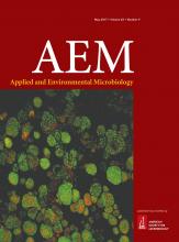 Cover of Applied and Environmental Microbiology, featuring study using the protocol.