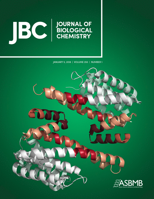 Cover of The Journal of Biological Chemistry, featuring study using the protocol.